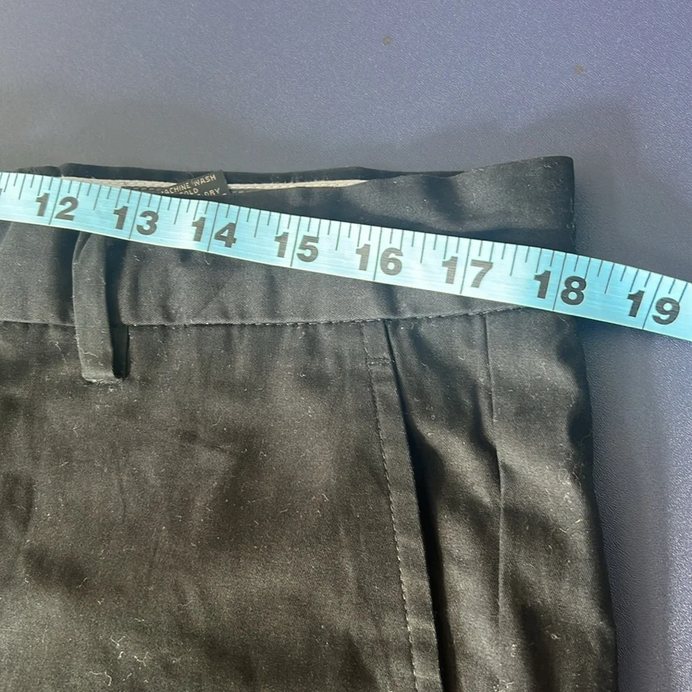 Banana Republic Mens Cotton Straight Black Pants Size 36 X 30‎
